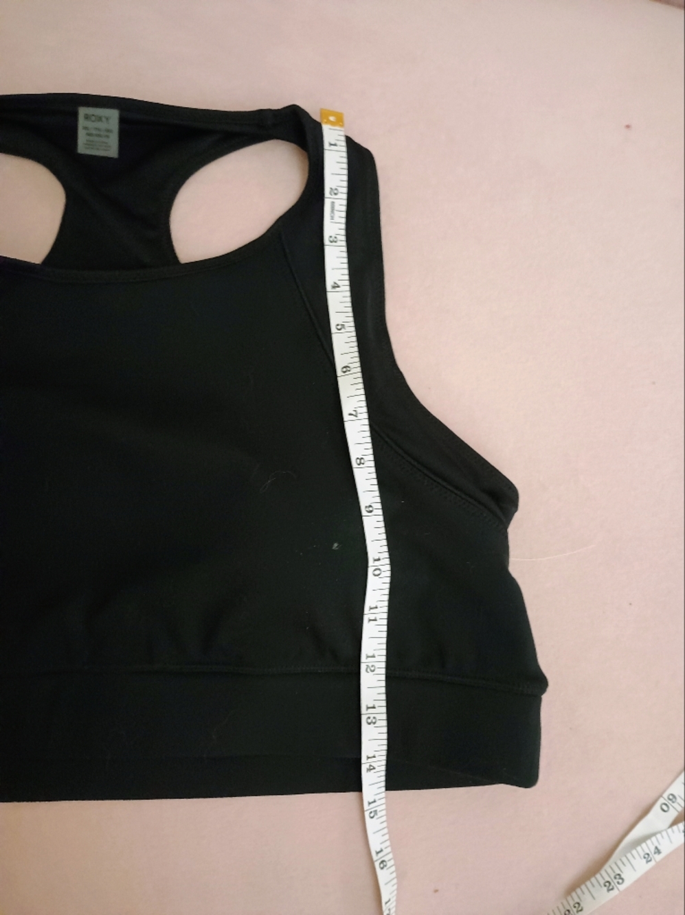 Roxy Black Racerback Active Bra Top - Picture 5 of 6